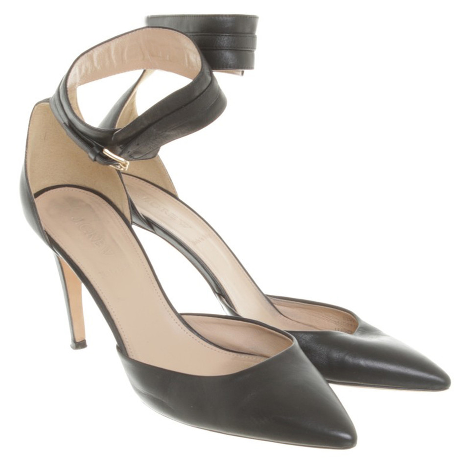 J. Crew Lederpumps in Schwarz