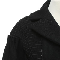 Louis Vuitton Jas/Mantel Wol in Zwart
