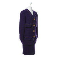 Chanel Wool suit in purple