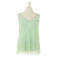 Twin Set Simona Barbieri Lace top in mint