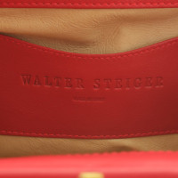 Walter Steiger Handtasche in Braun/Rot