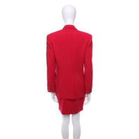 Versus Anzug aus Wolle in Rot
