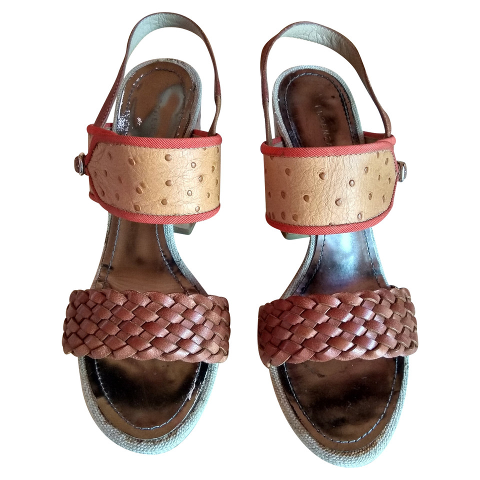Proenza Schouler Sandals Leather in Ochre