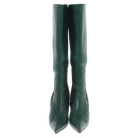 Dolce & Gabbana Green leather boots