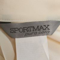 Sport Max Top Silk in Cream