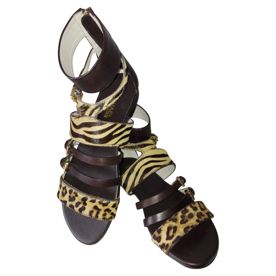 Michael Kors Romeinse sandalen met bont
