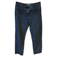 Courrèges Jeans in Cotone in Blu