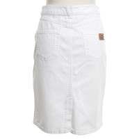 Dolce & Gabbana Jeans skirt in white