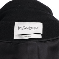 Yves Saint Laurent Manteau en noir