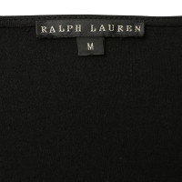 Ralph Lauren Schwarzes Glockenkleid aus Wolle