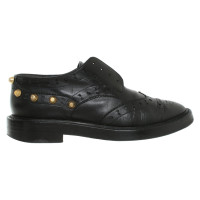 Balenciaga Chaussons/Ballerines en Cuir en Noir