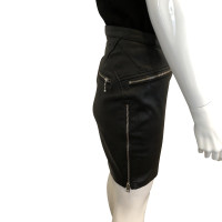 Diesel Black Gold leather skirt