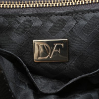 Diane Von Furstenberg "440 mini stripe snake/leather"