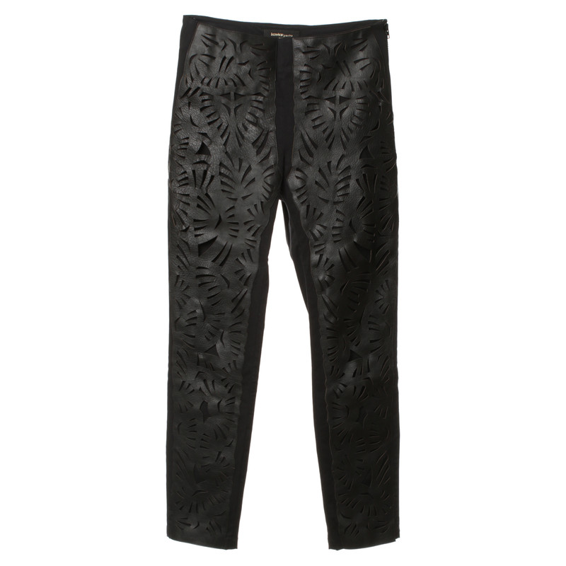 Kaviar Gauche Pantalon avec garniture en cuir