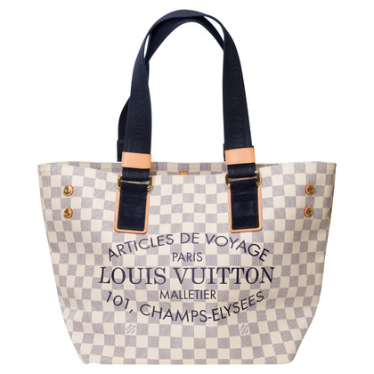 Louis Vuitton Tote Bag aus Canvas in Beige