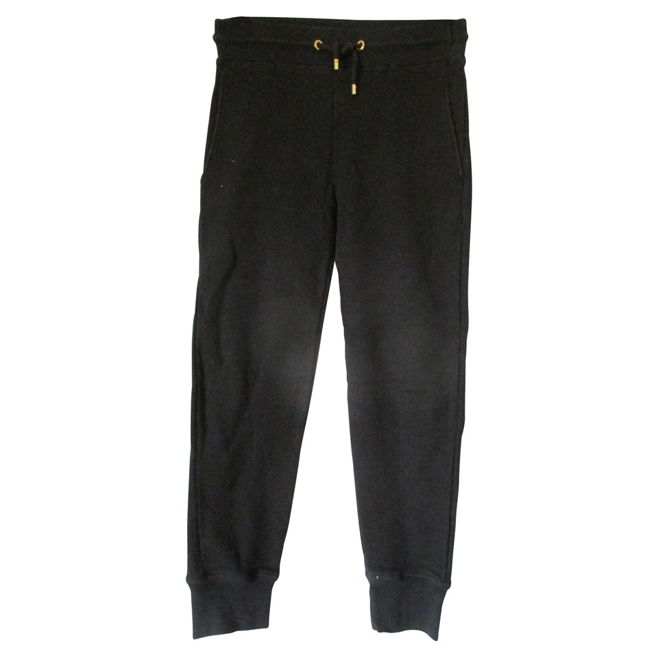 Moschino Paire de Pantalon en Coton en Noir