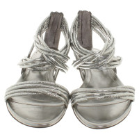 Burberry Zilverkleurige sandalen