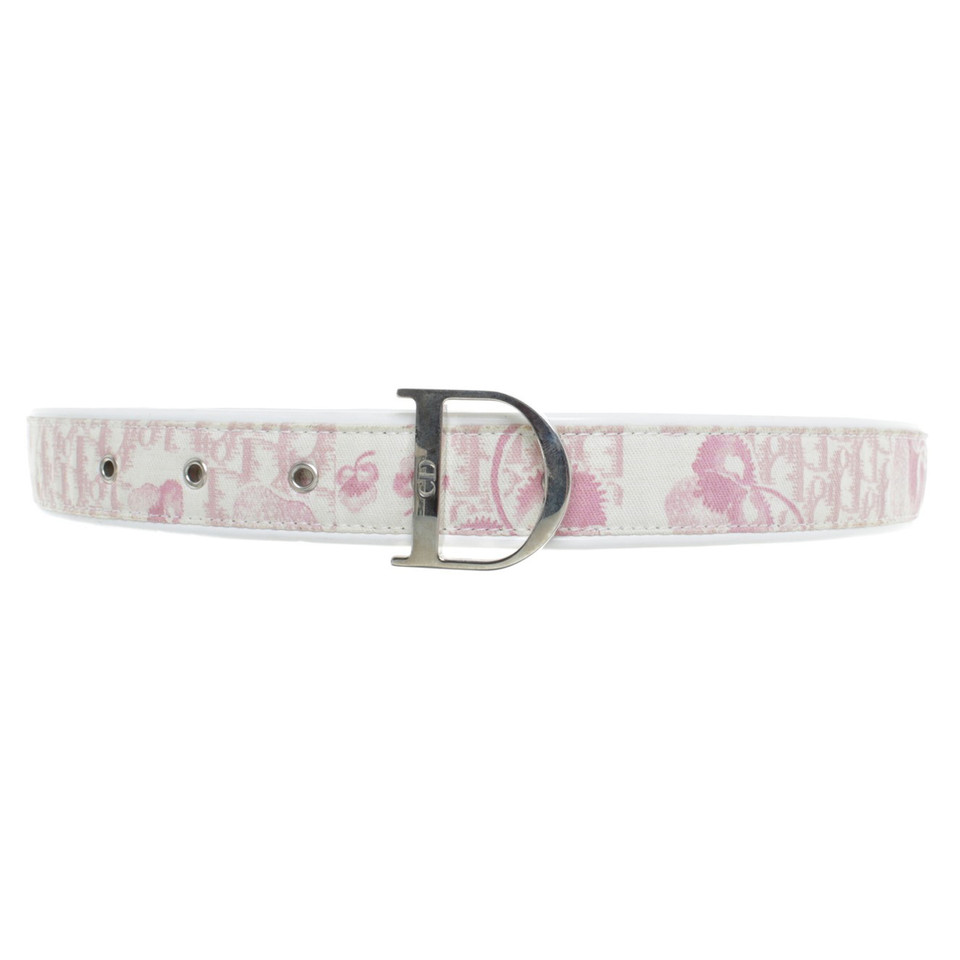 Christian Dior Ceinture avec imprimé floral