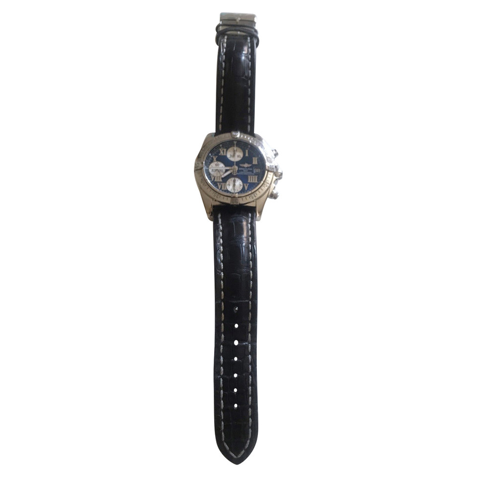 Breitling Horloge Leer in Blauw