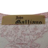 John Galliano Twinset in rosa