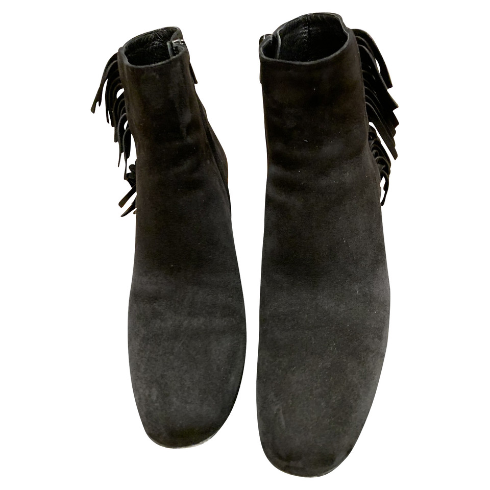 Saint Laurent Ankle boots Suede in Black