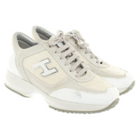 Hogan Sneakers aus Leder in Creme