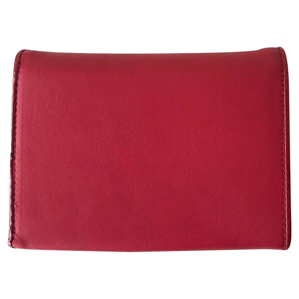 Blumarine Wallet in red leather