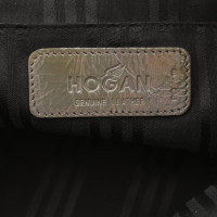 Hogan Shopper aus Leder in Grau