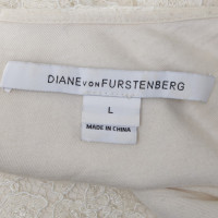 Diane Von Furstenberg Kant in crème Top