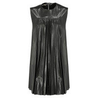 Miu Miu Kleid aus Leder in Schwarz