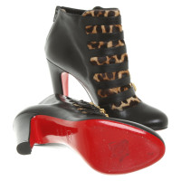 Christian Louboutin Ankle boots with leopard print
