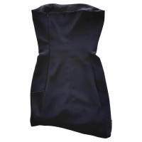 Blumarine Trägerloses schwarzes Kleid