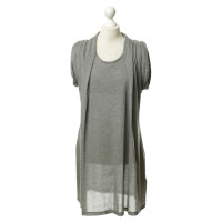 Moschino Love Shirt-jurk in grijs