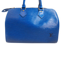 Louis Vuitton Speedy aus Leder in Blau