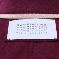 Harris Wharf Jacket/Coat Wool in Fuchsia