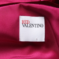 Red Valentino Kleid aus Seide in Fuchsia