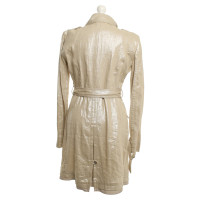 Ermanno Scervino Trench aux reflets or