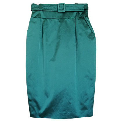 Escada Skirt Silk in Turquoise