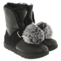 Ugg Australia bottes en peau de mouton en noir