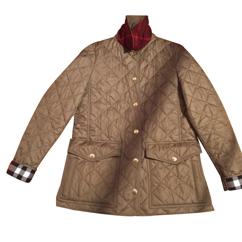 used burberry quilted jacket