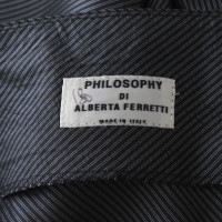 Philosophy Di Alberta Ferretti Rok met streeppatroon