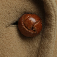 Jil Sander Fur coat in camel Brown