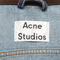 Acne Jacket/Coat Cotton in Blue