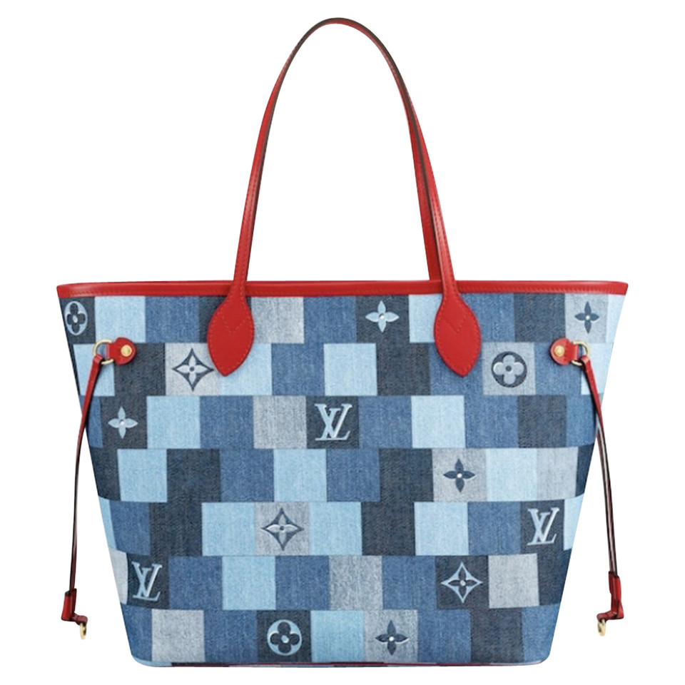 Louis Vuitton Neverfull Canvas in Blue