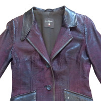 Henry Beguelin leather blazer