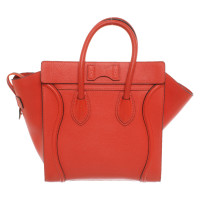 Céline Luggage aus Leder in Rot