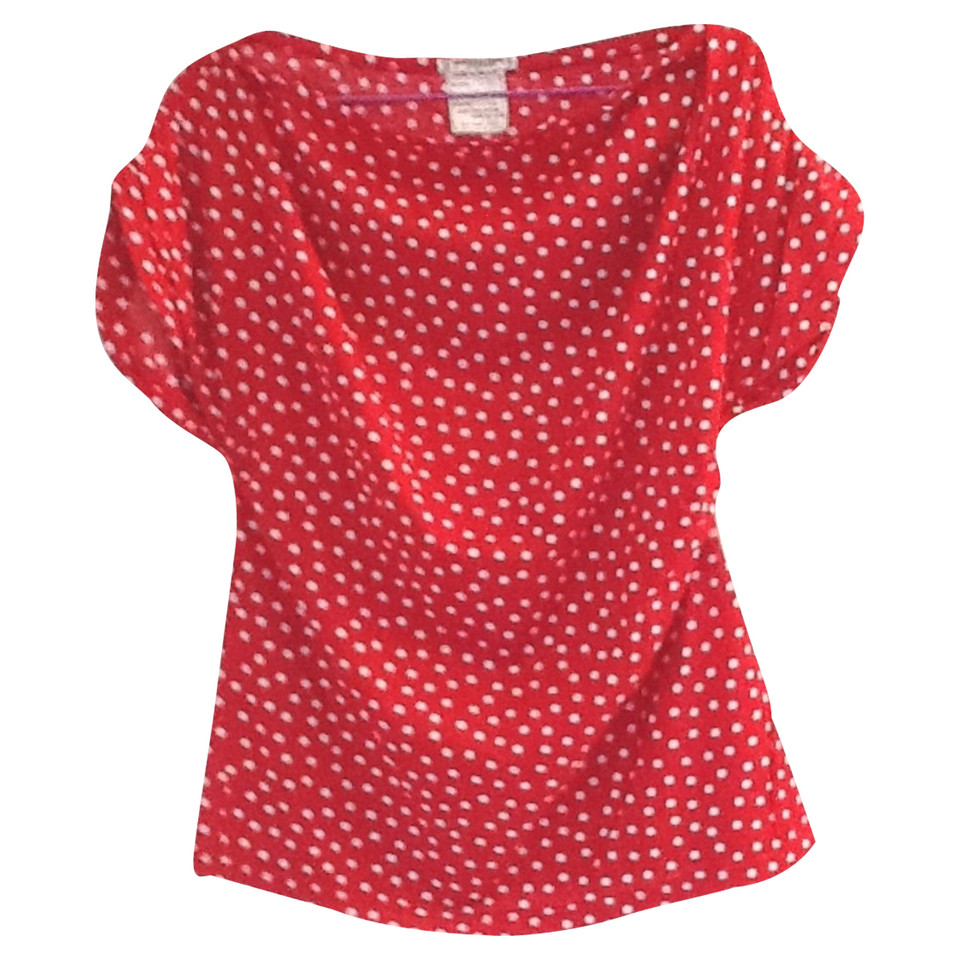 Yves Saint Laurent Top Cotton in Red