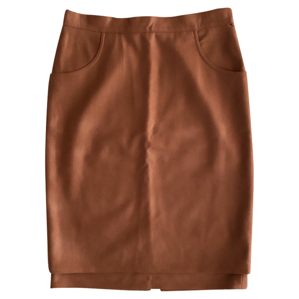 Les Copains Skirt Wool in Brown