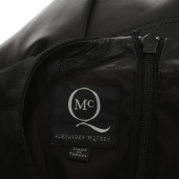Alexander McQueen Leather dress in black