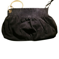 Almala Firenze Handbag Suede in Black